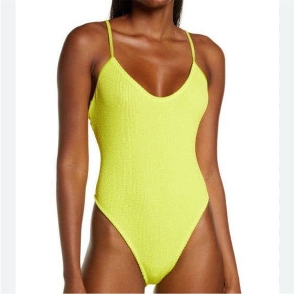 Good American Neon One Piece Swimsuit size 5/6 2X/3X - Picture 1 of 6